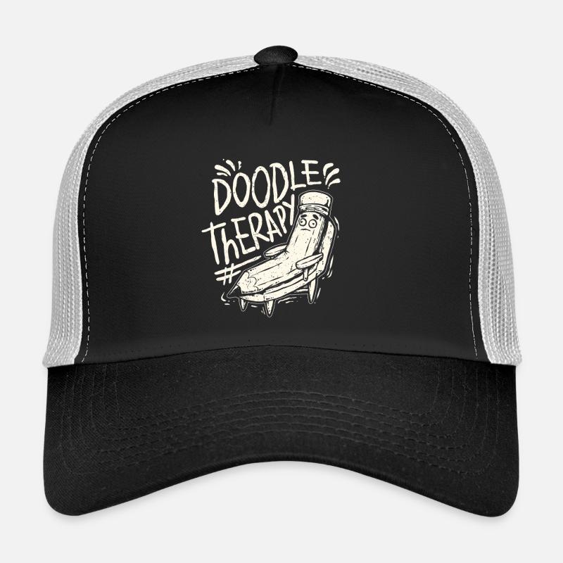 Doodle Doodle Drawing Trucker Cap