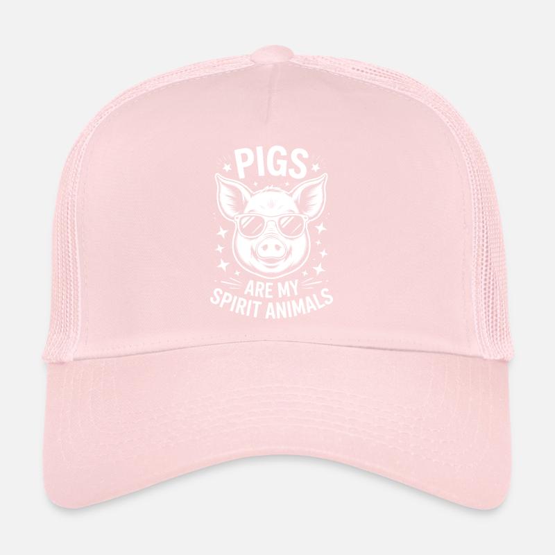 Dictons de cochons Cadeau drôle de cochons Casquette trucker 