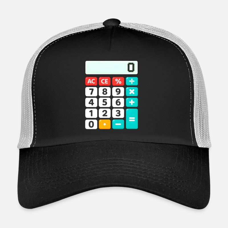 Retro-Farbblock-Rechner Trucker Cap