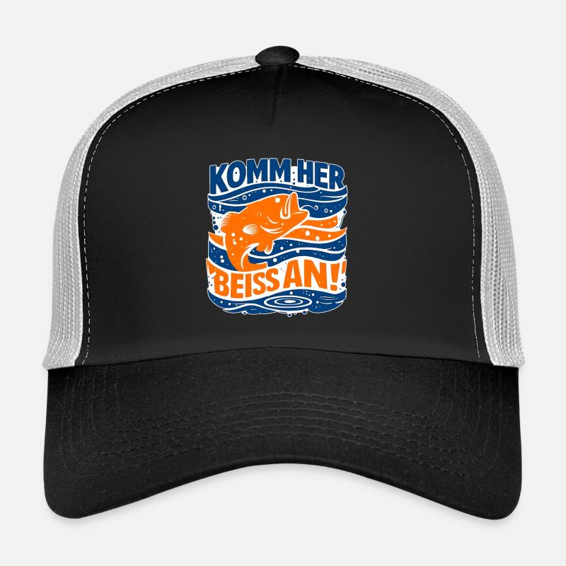 Viens ici, prends une bouchée ! – Diction de la pêche Casquette trucker 