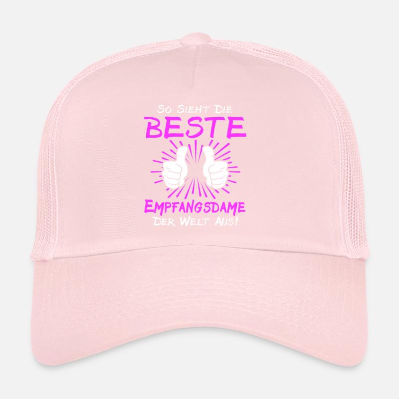 Receptionist Saying Trucker Cap