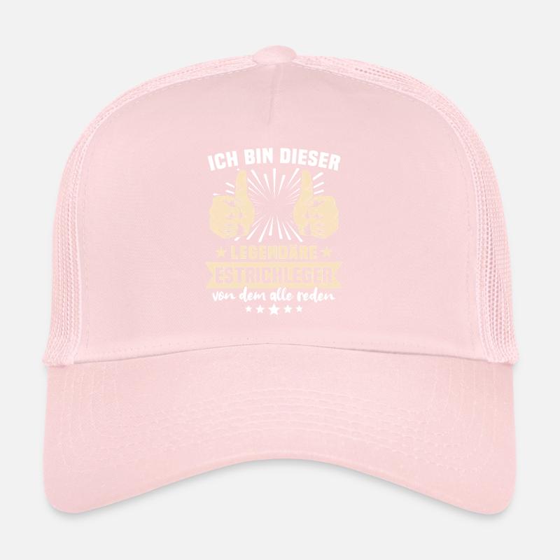 Screed Layers Sayings Trucker Cap