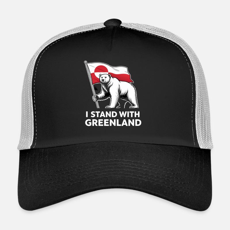 Greenland Polar Bear Flag Trucker Cap