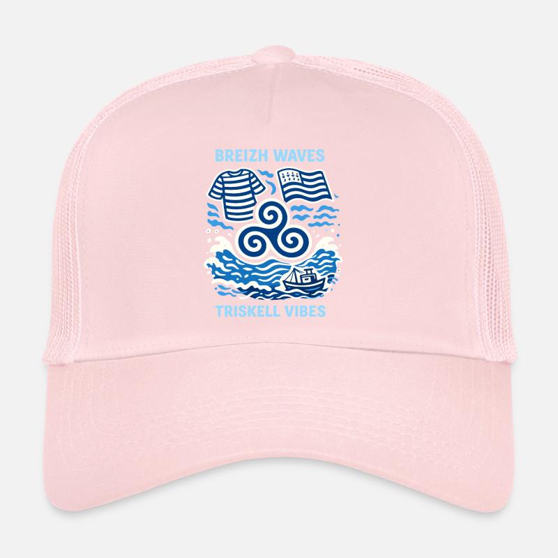 Vagues Breizh Triskel Vibes Tee Casquette trucker 