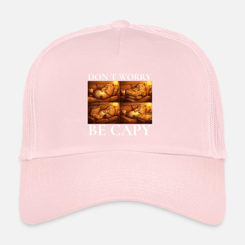 Don’t Worry Capybara Pizza Capybara Motiv Trucker Cap