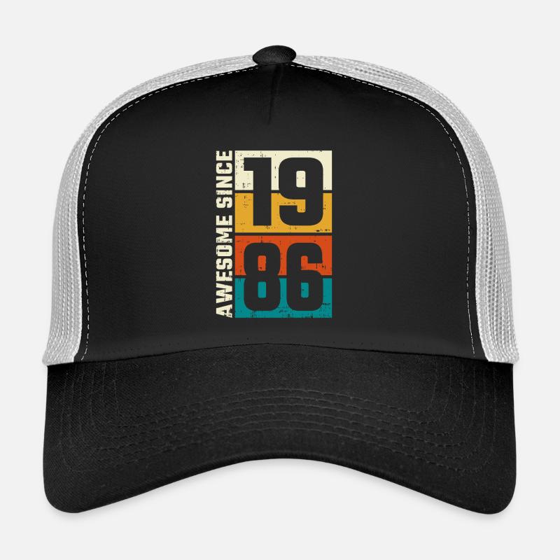 Retro 1986 Spiele-Logo Trucker Cap