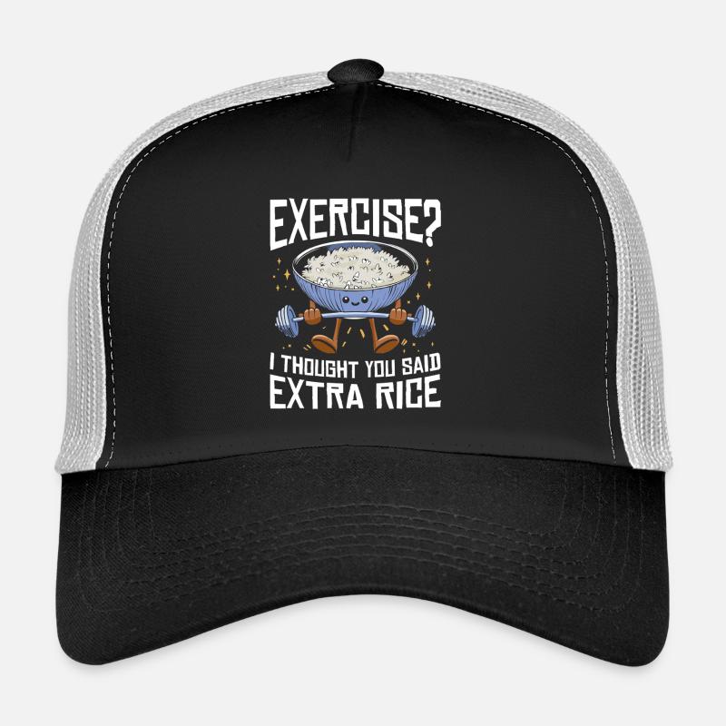 Reis Liebhaber Geschenk Exercise Extra Rice Trucker Cap