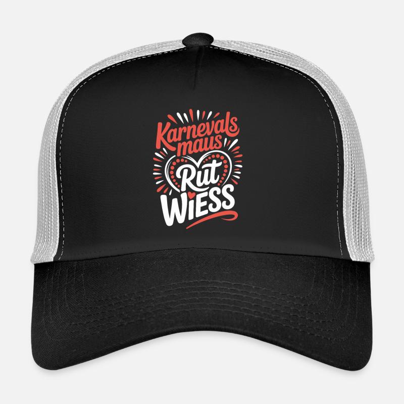 Karnevalsmaus Rut Wiess Köln Kölner Karneval Maus Trucker Cap