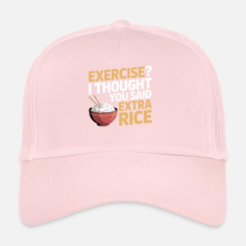 Extra Rice Humor Trucker Cap