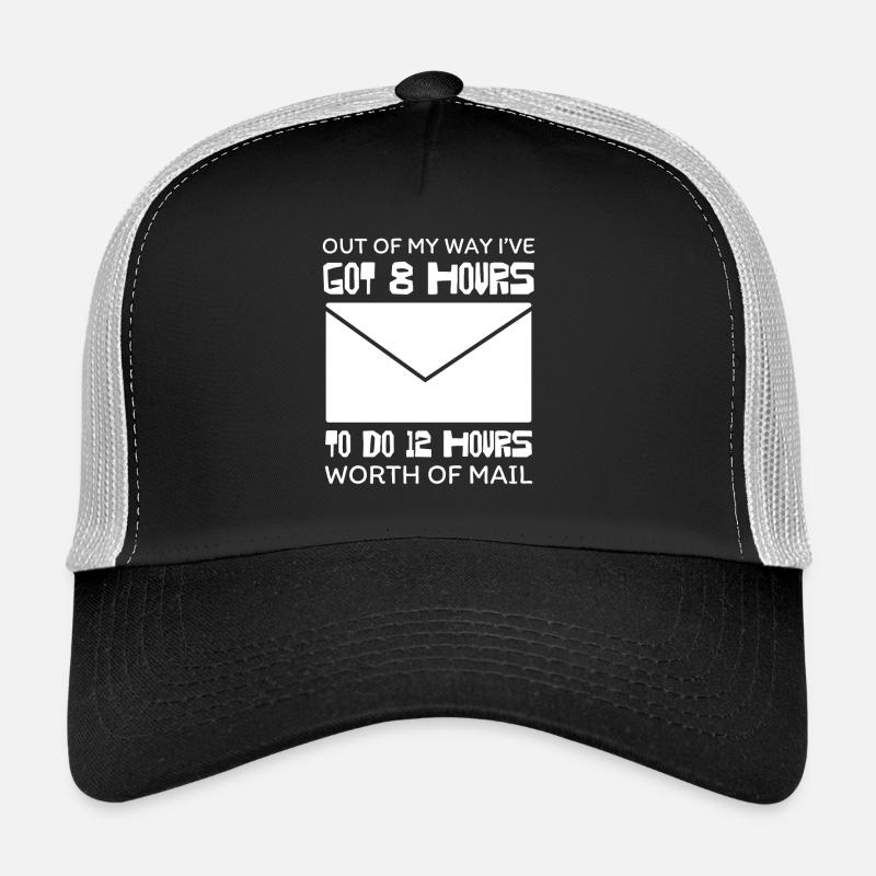 Marathon de huit heures de courriels Casquette trucker 
