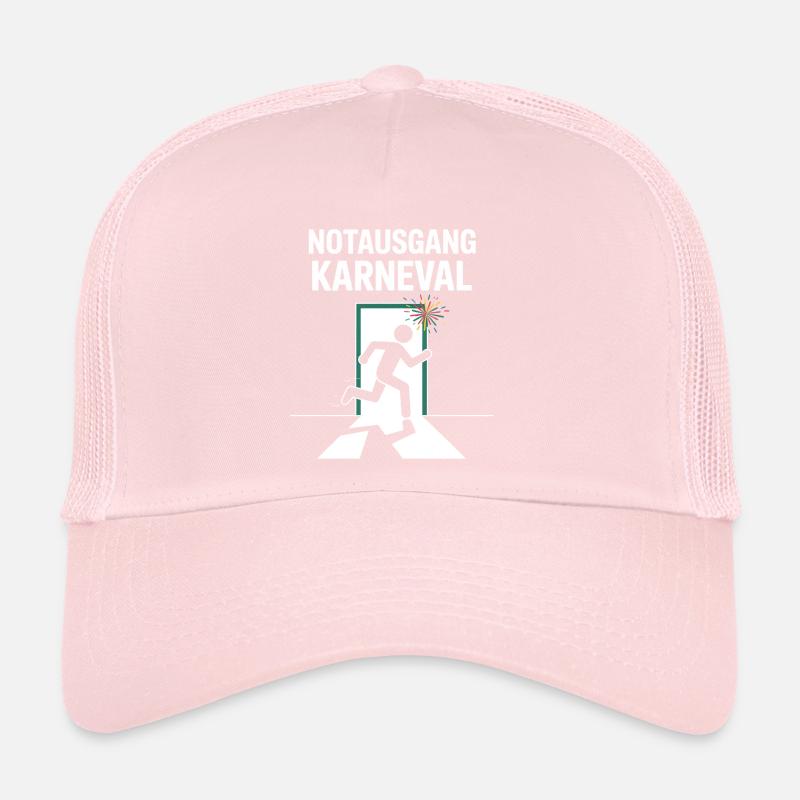 Emergency Exit Carnival Funny Carnival Saying Trucker Cap