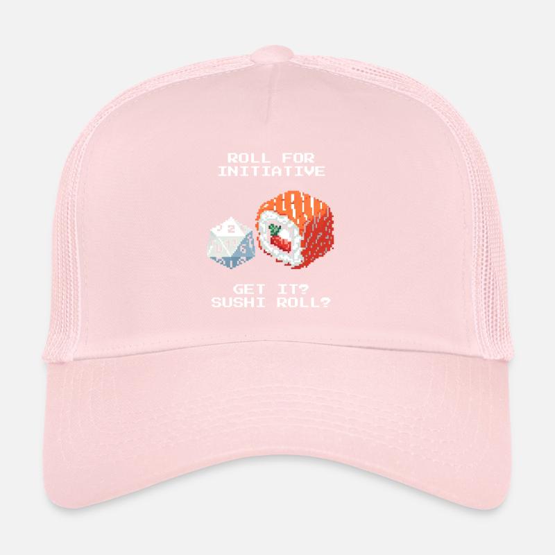 Lancer l’initiative | Jeu de mots sur le Sushi Roll Casquette trucker 