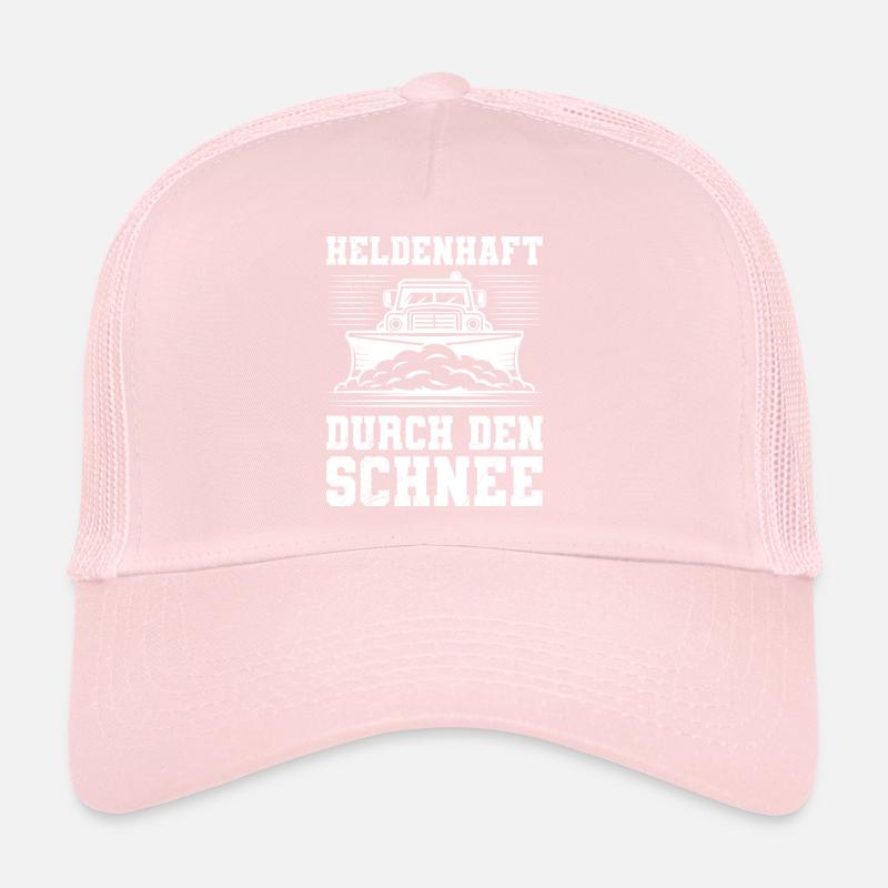 Schneeräumen HELDENHAFT DURCH DEN SCHNEE Trucker Cap