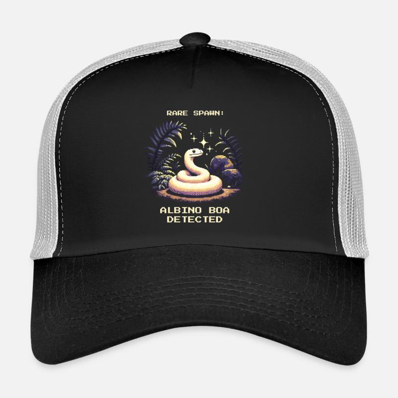 Boa albinos aperçu | Terrarium du Boa Constricteur Casquette trucker 