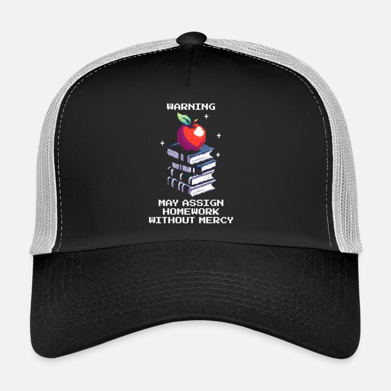 Avertissement : Devoirs sans pitié | Professeur Casquette trucker 