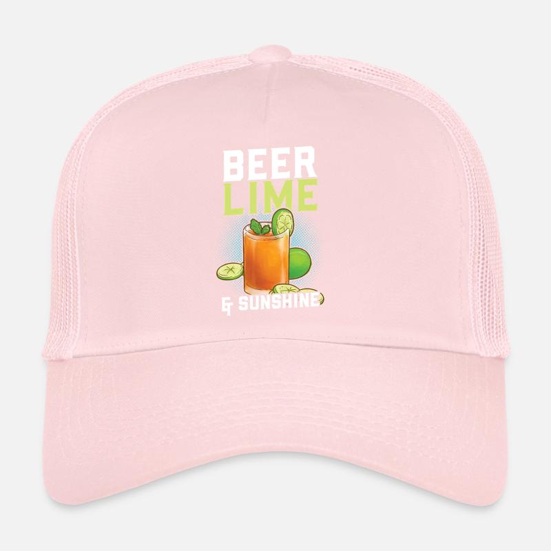 Bière, lime soleil Casquette trucker 