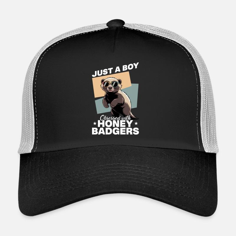 Blaireau drôle Casquette trucker 