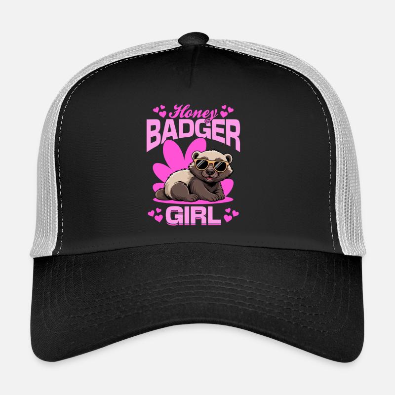 Blaireau drôle Casquette trucker 
