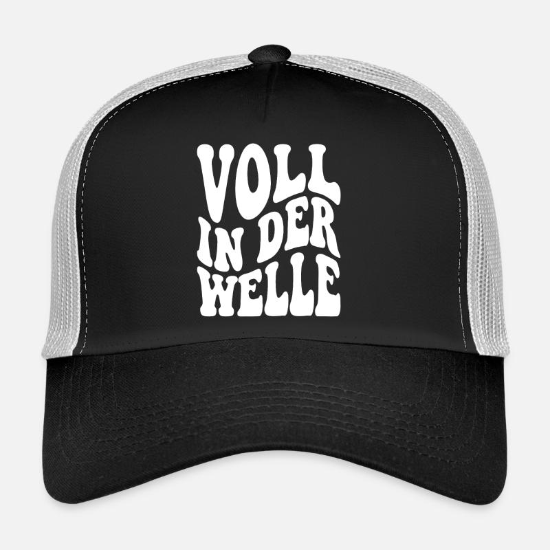 Plein dans la vague Casquette trucker 