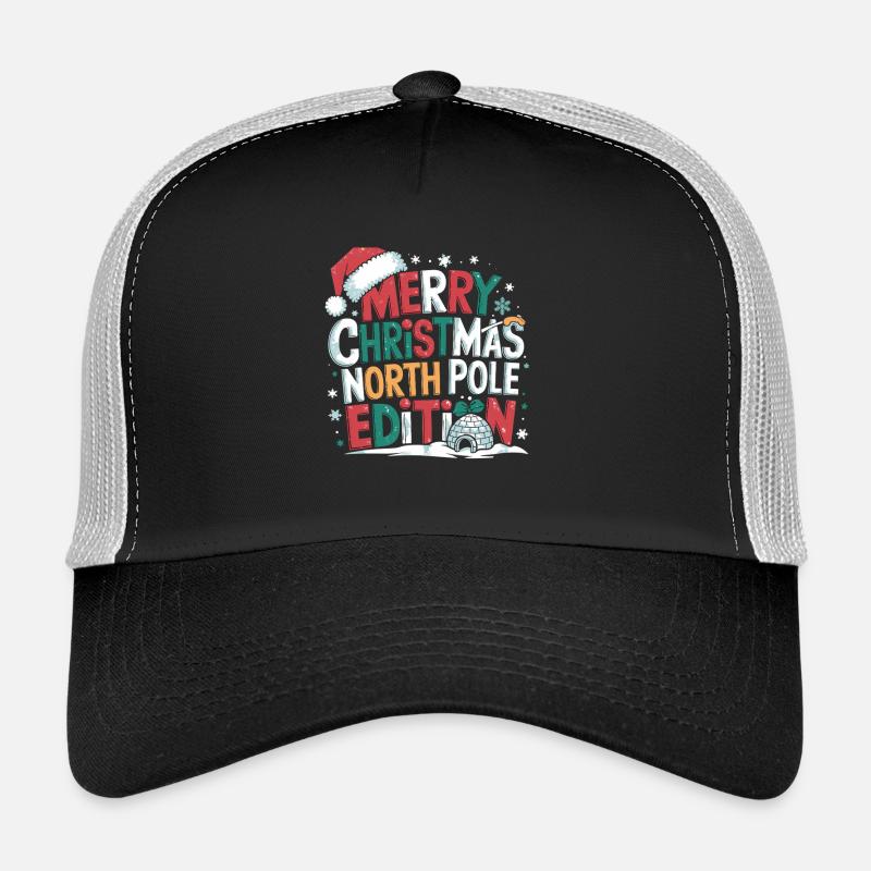 Joyeux Noël Édition Pôle Nord Plus Drôle Casquette trucker 