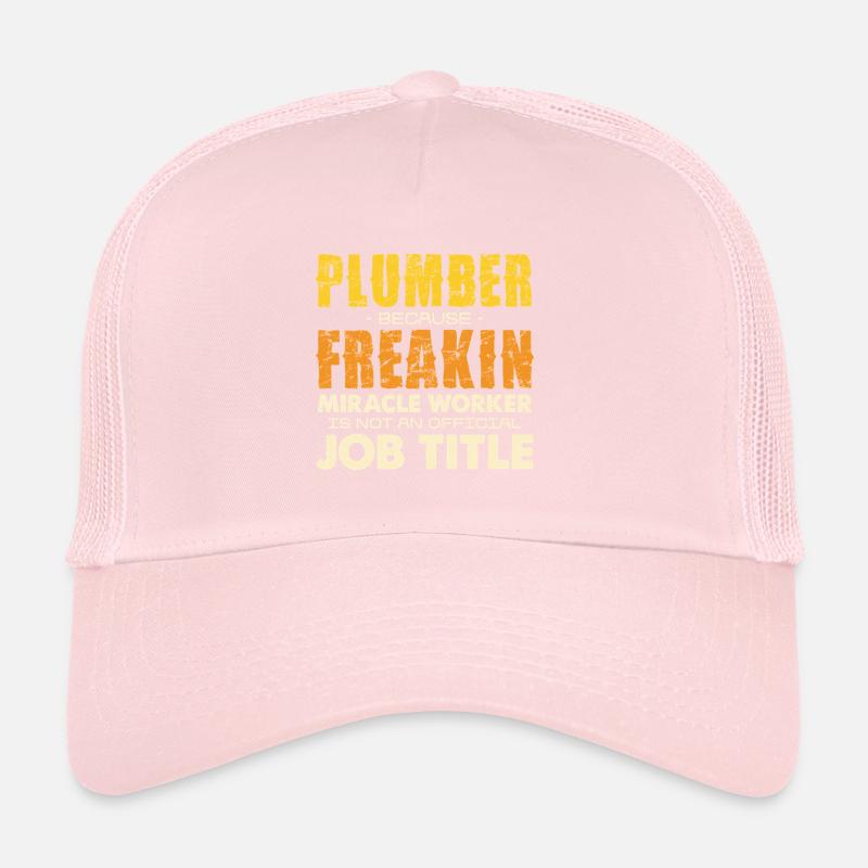 Humour Plombier Miracle Craftsman Casquette trucker 