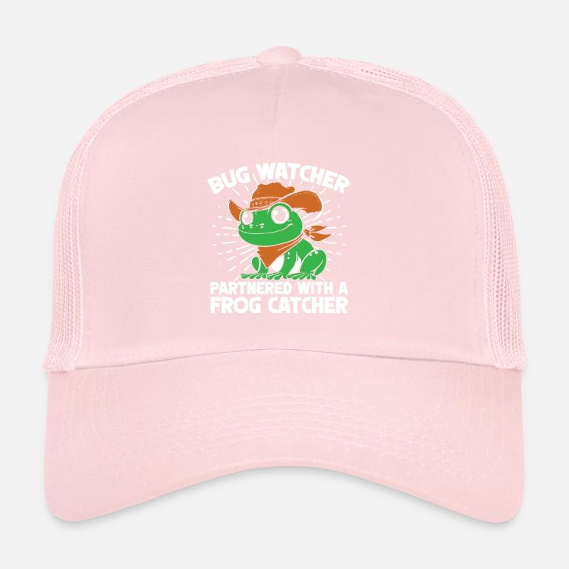 Frog Catcher Bug Watcher Partnered With Catcher Trucker Cap