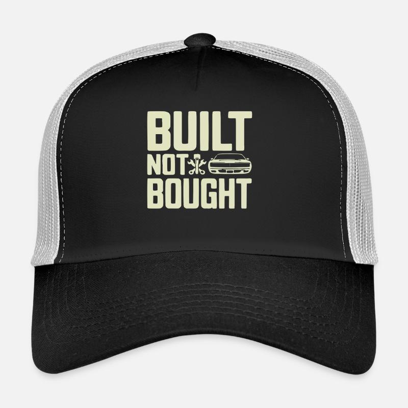 Built Not Bought Screwdriver Statement Trucker Cap