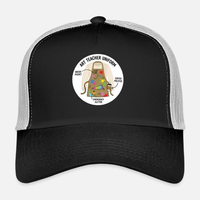 Motif créatif de l’uniforme d’enseignant d’art Casquette trucker 