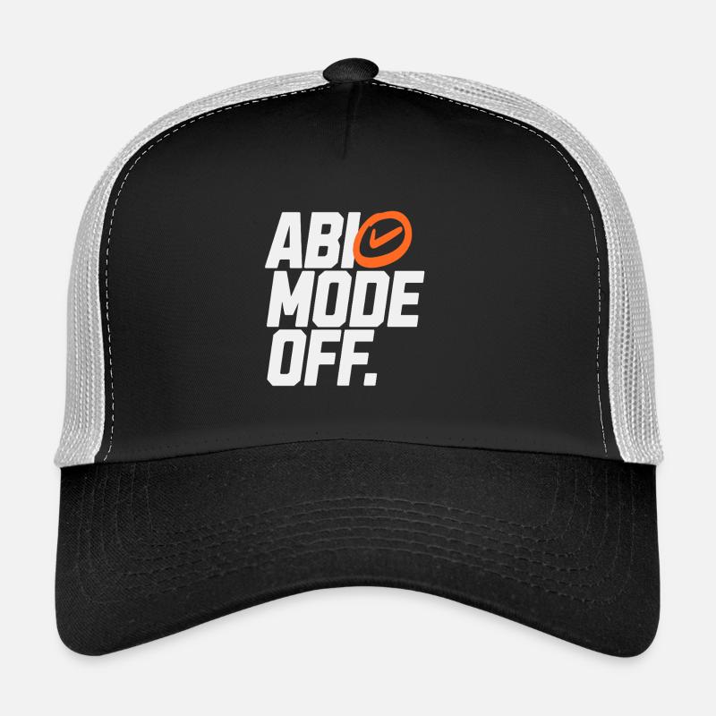 Abio Mode Off - Trucker Cap - Schwarz/Steingrau