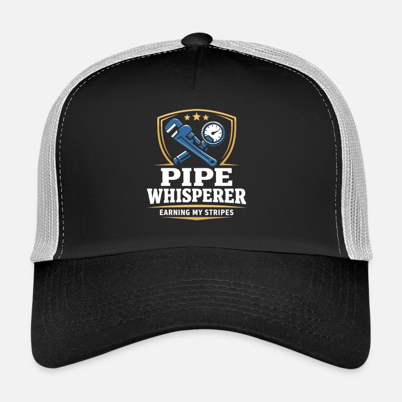 Pipe Whisperer, Plumber, Humor Gift Trucker Cap