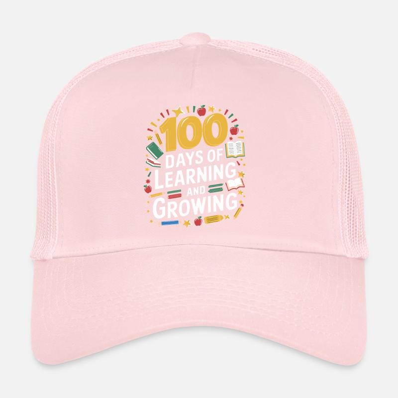100 jours d’apprentissage et de croissance Casquette trucker 