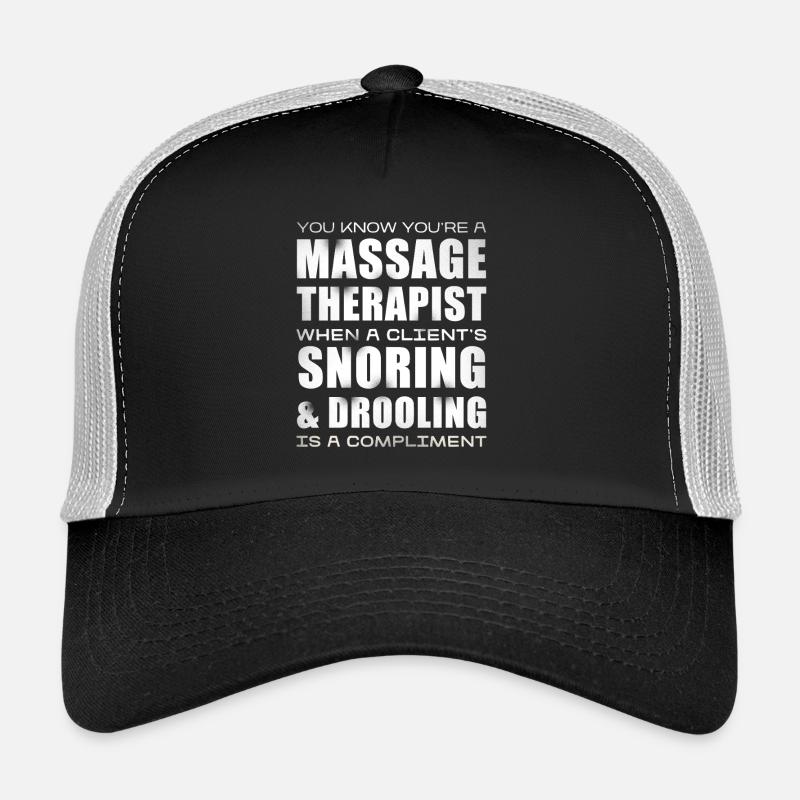 Expression humoristique de masseur Casquette trucker 