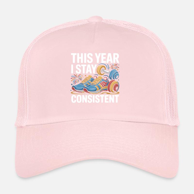 New Years Resolution Motivational Quotes Trucker Cap