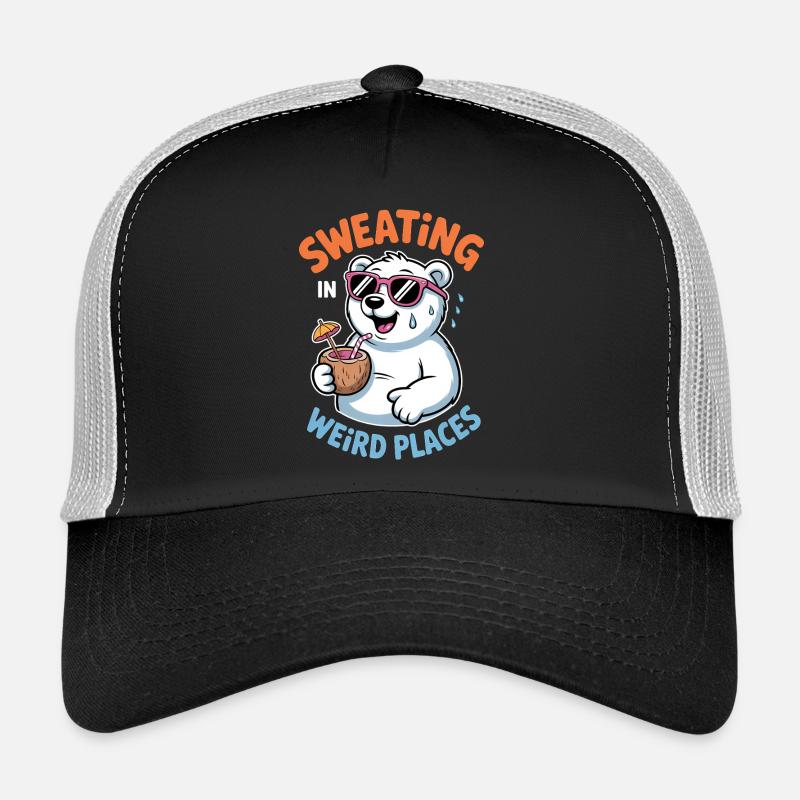 Sweating Sayings Funny Sweating Gift Trucker Cap