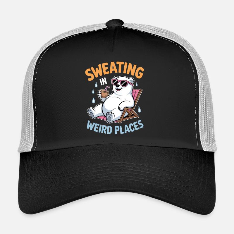 Dictions de transpiration Drôle de cadeau de transpiration Casquette trucker 