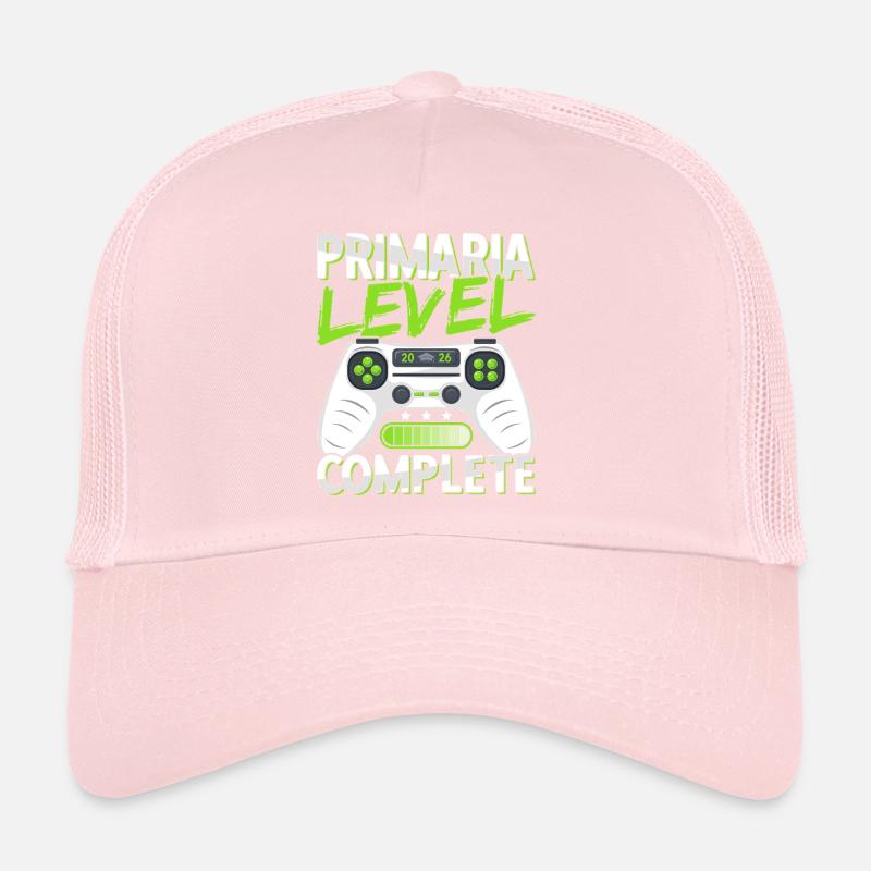 Elementary Graduation Diploma Elementary School Gamer Trucker Cap