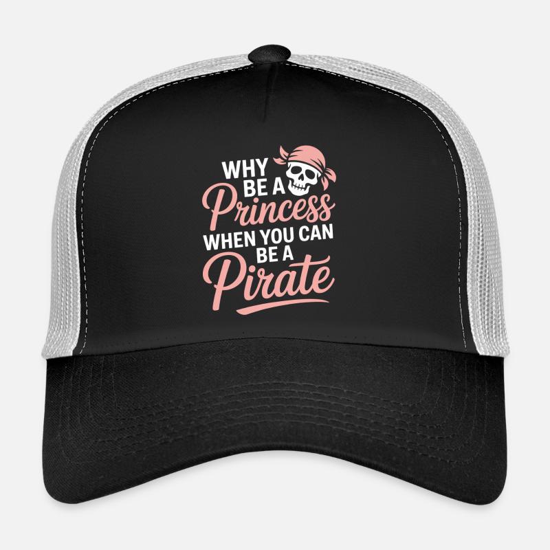 Attitude de la princesse pirate Casquette trucker 