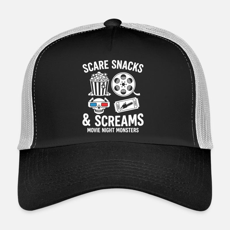 Snacks effrayants & Cris Casquette trucker 