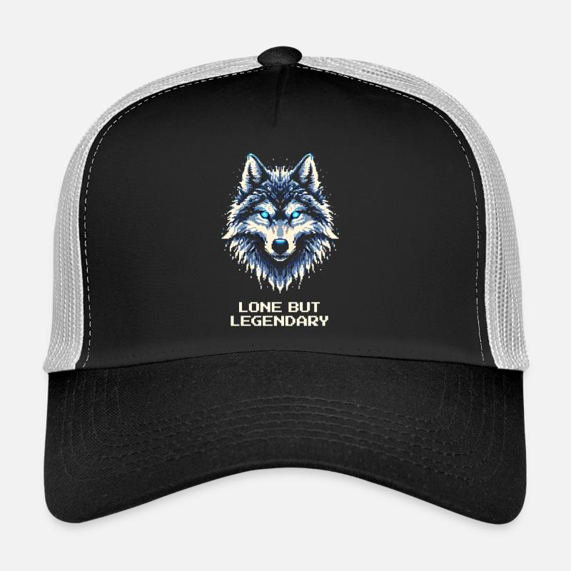 Lonely but legendary | Lone Wolf Trucker Cap