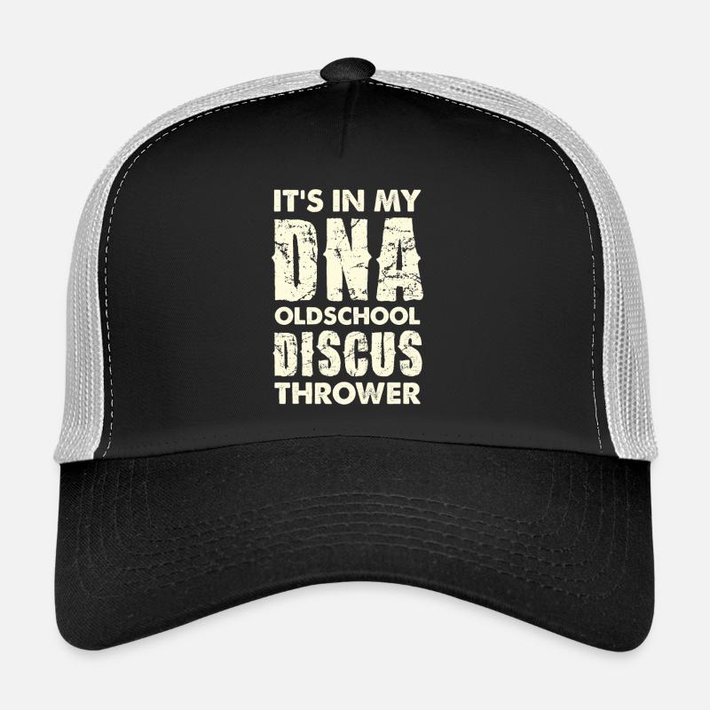 Lanceur de disque à l’ADN à l’ancienne Casquette trucker 
