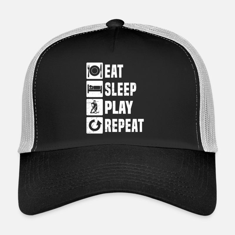 Clean floorball artwork for floorball Trucker Cap