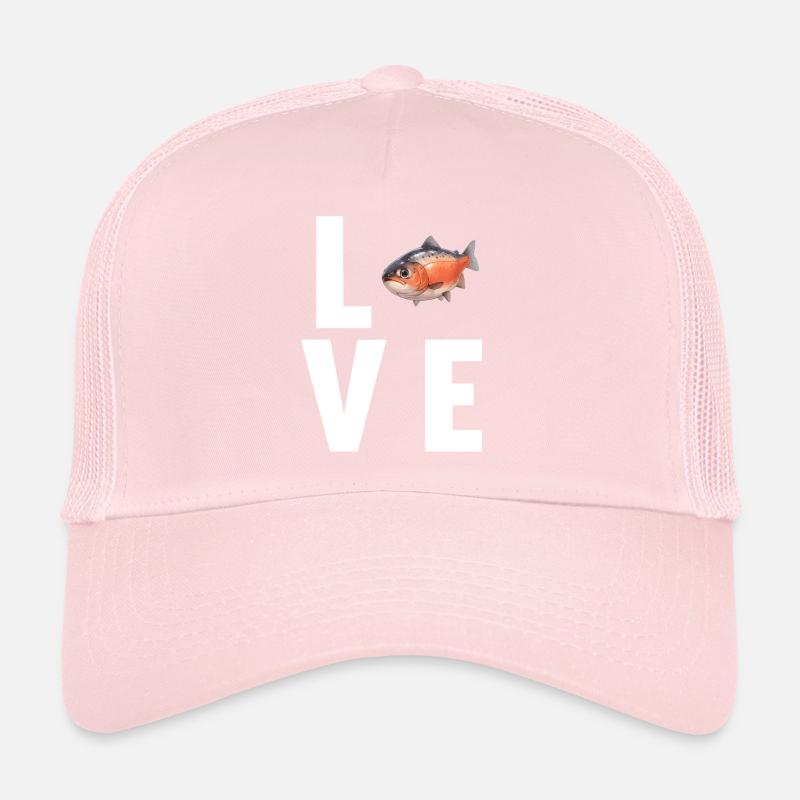 Salmon Salmon Trucker Cap