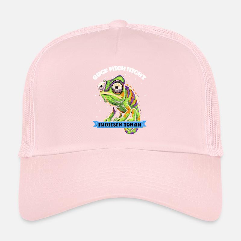 Caméléon drôle Ne me regarde pas sur ce ton Casquette trucker 