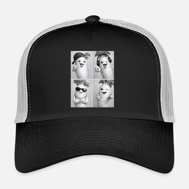 Radis Daikon Casquette trucker 
