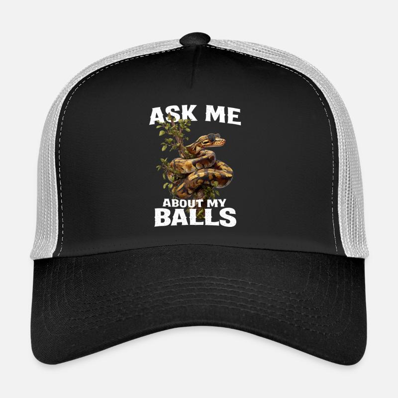 Python roi Serpents Amateurs de terrarium Python Casquette trucker 