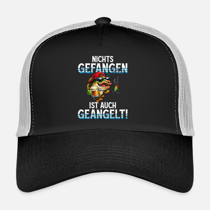 Pêche aux pêcheurs Rien de capturé n’est aussi capturé Casquette trucker 