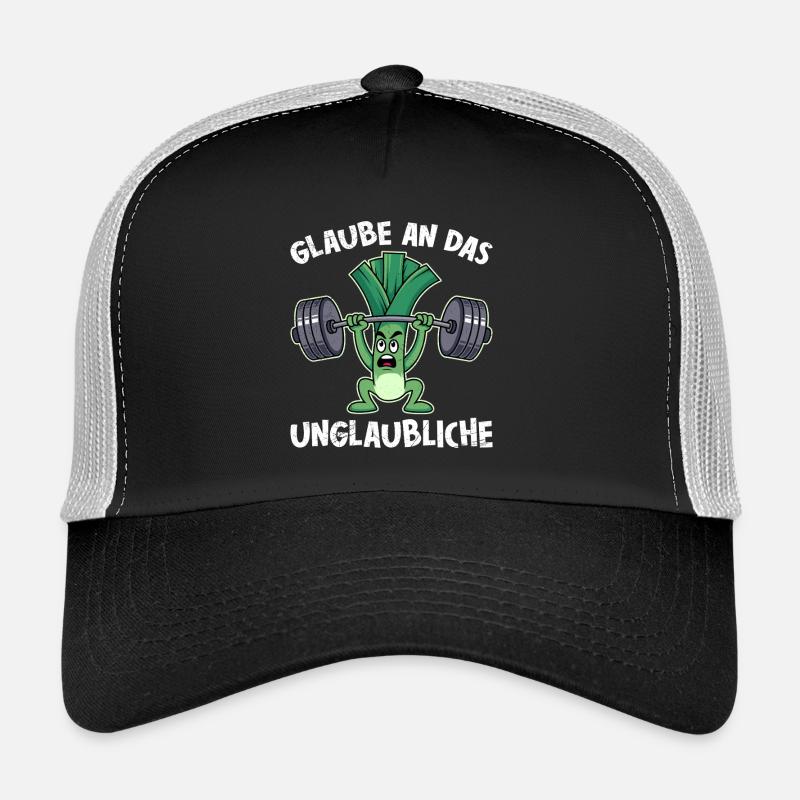 Gewichtheber GLAUBE AN DAS UNGLAUBLICH Lustig Trucker Cap