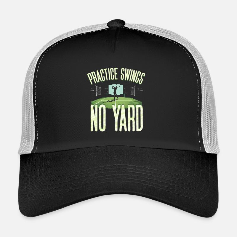 Simulateur de golf, swings d’entraînement sans yard Casquette trucker 