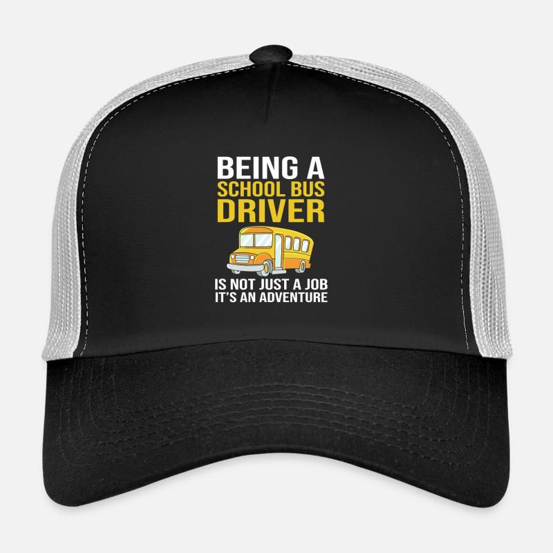 School bus, school bus driver, bus driver Trucker Cap