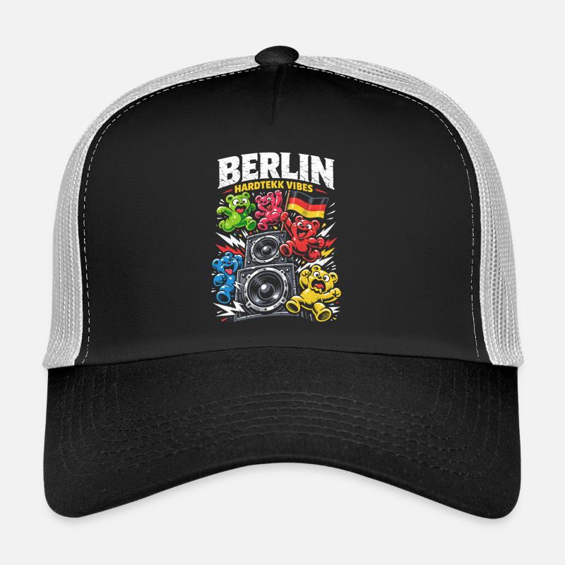 Berlin Hardtekk Tekke Allemagne de l’Est Casquette trucker 